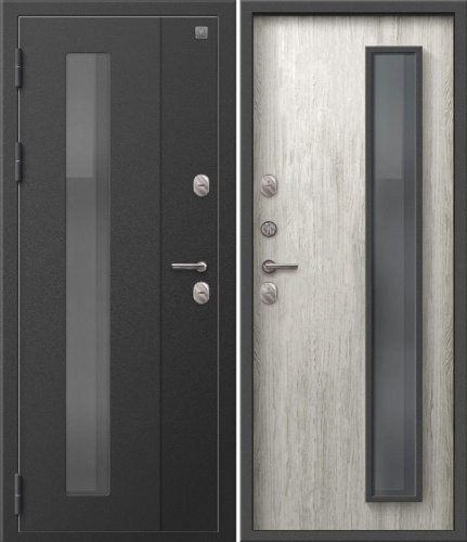 Центурион Т-800-2025 Пепельный муар - Полярный дуб (терморазрыв)